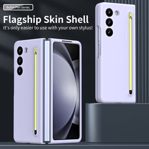 Anti - fall Protective Phone Case With Pen Tray Shell For Galaxy Z Fold 7/6/5/4/3
