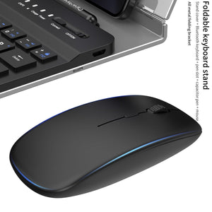 Bluetooth Magnetic Keyboard Metal Bracket For Galaxy Z Fold Series Come With keyboard+Metal Cover+Capacitive Pen+mouse