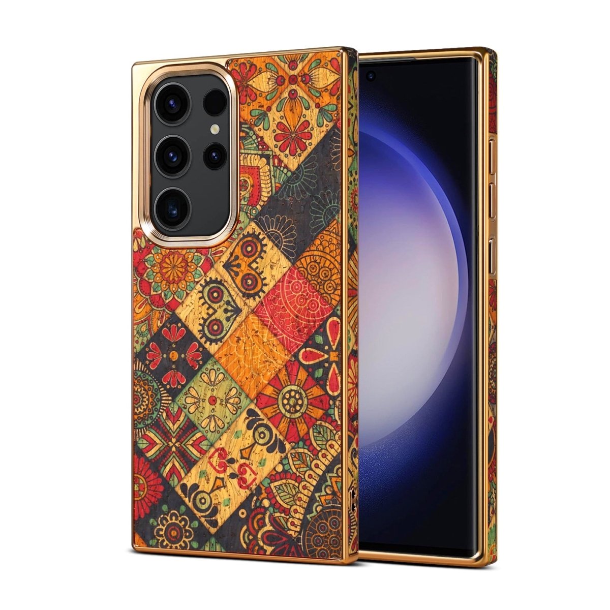 Bohemia Retro Anti - fall Protective Phone Case For Galaxy