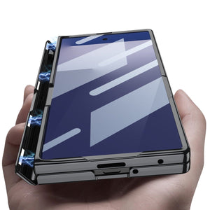 Business - style Electroplated Clear Phone Case For Galaxy Z Fold 7