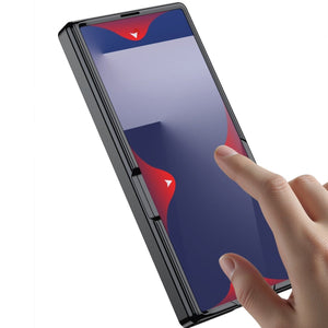 Business - style Electroplated Clear Phone Case For Galaxy Z Fold 7