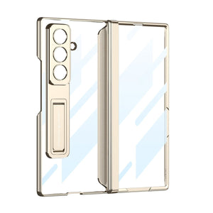 Business - style Electroplated Clear Phone Case For Galaxy Z Fold 7