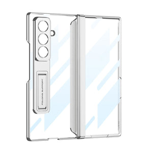 Business - style Electroplated Clear Phone Case For Galaxy Z Fold 7