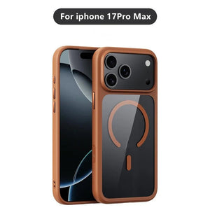 Clear Shockproof Magsafe Active Touch Camera Button Wireless Charging Case For iPhone 17 Series