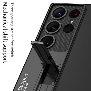 Electroplated Phone Case With Invisible Bracket For Galaxy S25 S24 S23 S22 Ultra