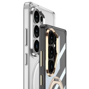 For Samsung Galaxy S26 Ultra Case with Rotating Stand clear Tpu case Camera Protection Tpu Cover