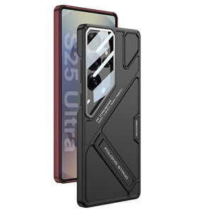 Full Lens Protection Phone Case With Holder For Galaxy S26 S25 S24 S23 Ultra