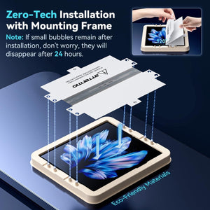 Galaxy Z Fold7 Fold6 Fold5 Foldable Screen Protector With Auto Align Mounting Frame Kit
