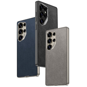 Leather Shockproof Phone Case For Galaxy S25 S24 S23 Ultra