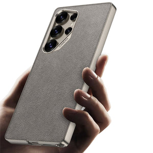 Leather Shockproof Phone Case For Galaxy S25 S24 S23 Ultra