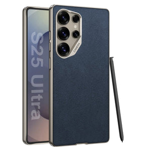 Leather Shockproof Phone Case For Galaxy S25 S24 S23 Ultra