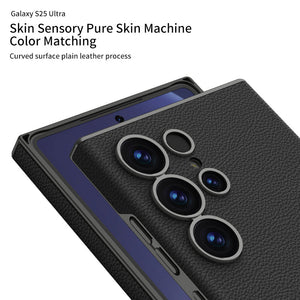 Leather Shockproof Phone Case For Galaxy S26 S25 S24 S23 Ultra