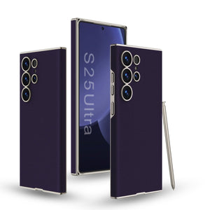 Leather Shockproof Phone Case For Galaxy S26 S25 S24 S23 Ultra