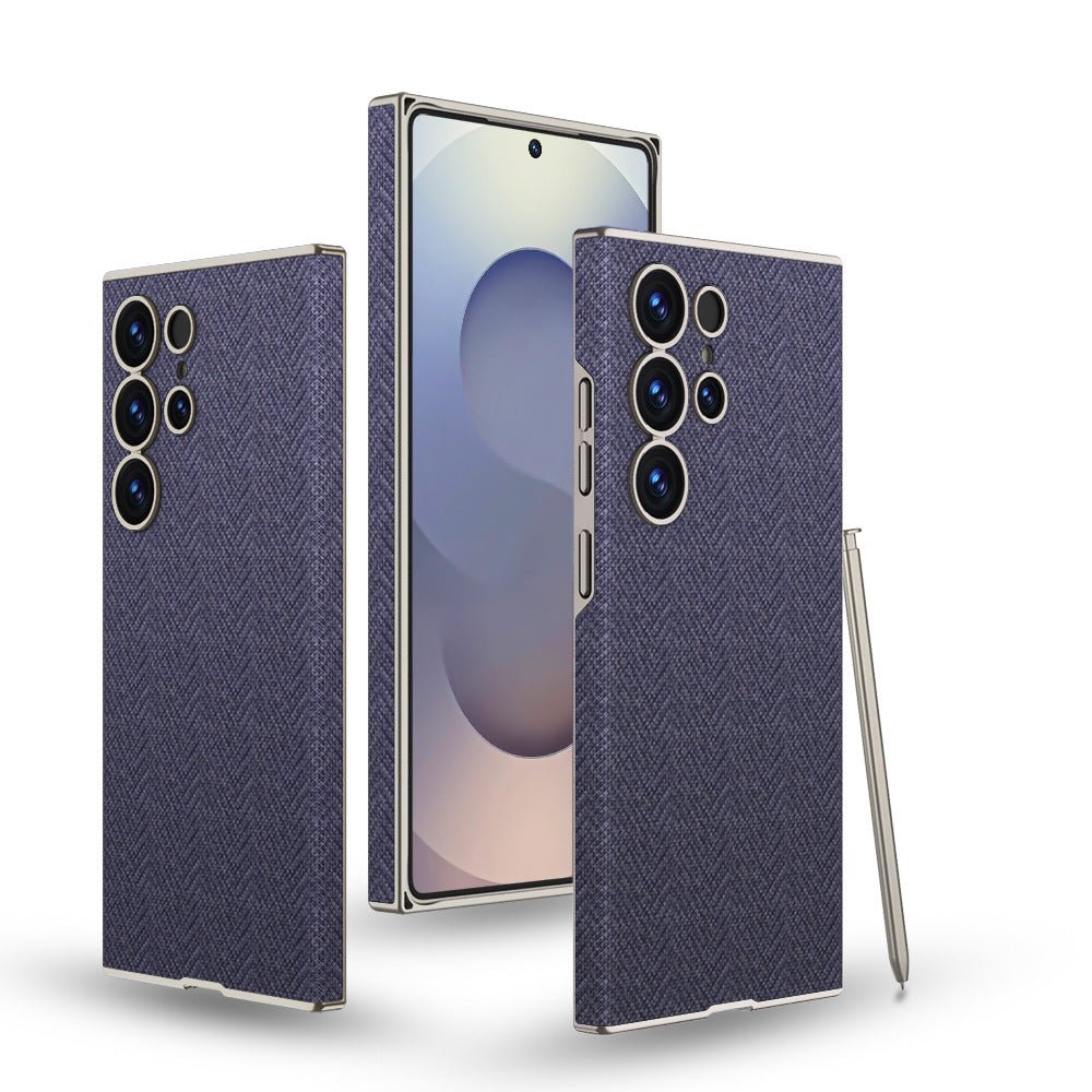 Luxurious Leather Shockproof Phone Case For Galaxy S25Ultra