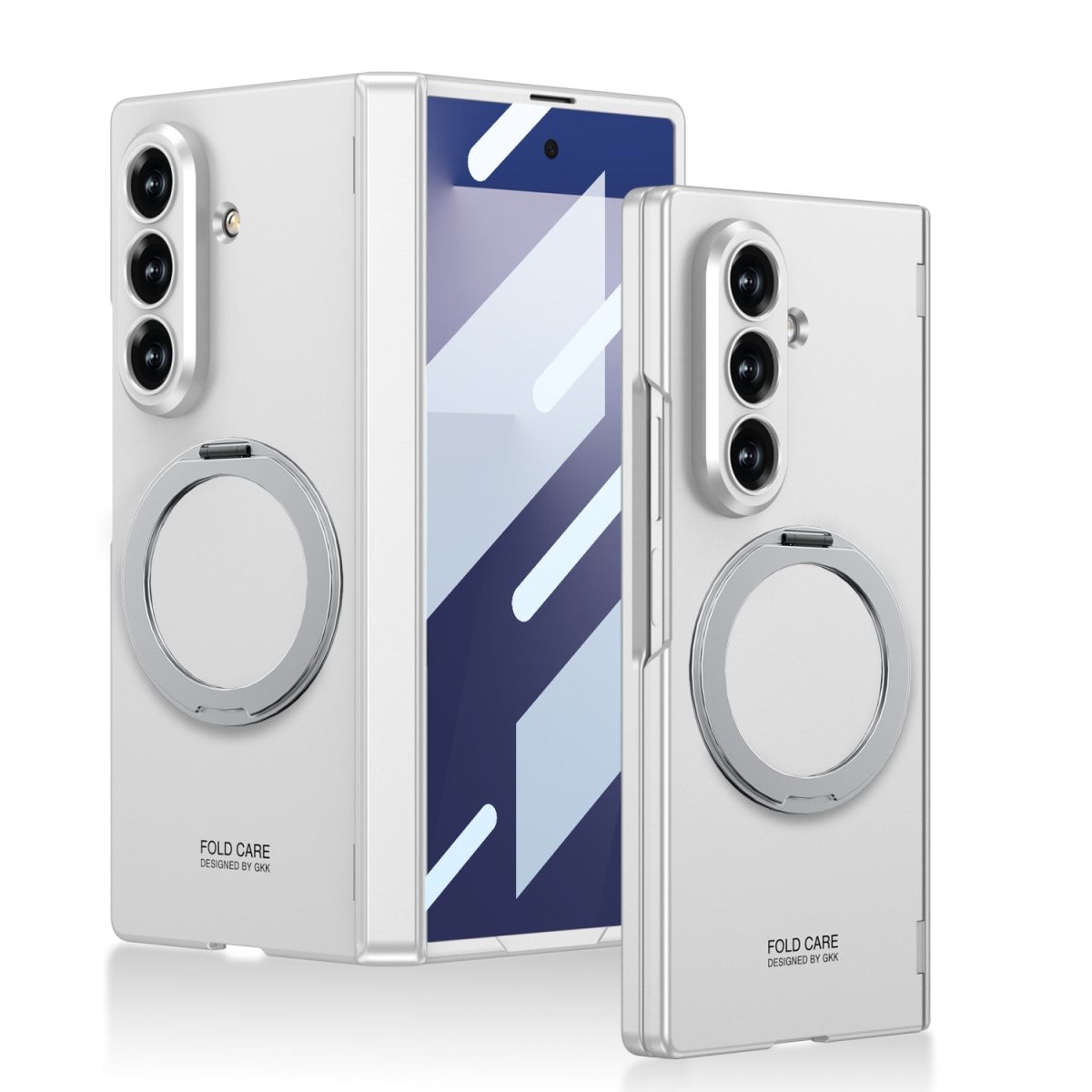 Luxurious Magnetic Ring Holder Phone Case For Galaxy Z Fold 7