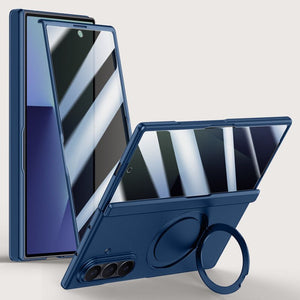 Luxurious Magnetic Ring Holder Phone Case For Galaxy Z Fold 7