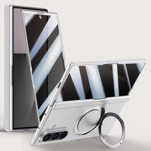Luxurious Magnetic Ring Holder Phone Case For Galaxy Z Fold 7