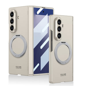 Luxurious Magnetic Ring Holder Phone Case For Galaxy Z Fold 7