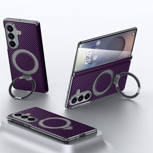 Luxurious Phone Case With Magnetic Bracket For Galaxy Z Fold 7