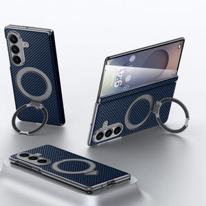 Luxurious Phone Case With Magnetic Bracket For Galaxy Z Fold 7