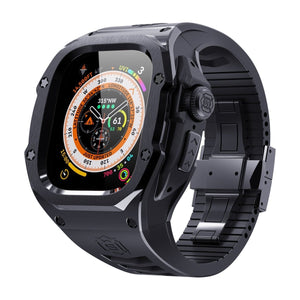 Luxurious Titanium Alloy Case Strap For Apple iWatch 44/45/49 mm