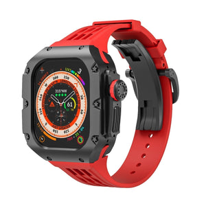 Luxurious Titanium Alloy Case Strap For Apple Watch Ultra 49 mm