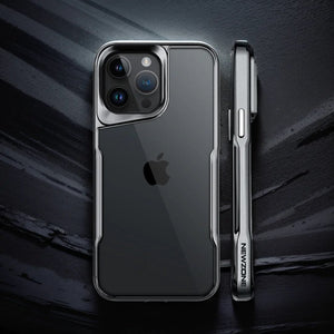 Luxury Acrylic Transparent Electroplated Soft Frame Case For iPhone 16 15 14 Series