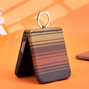 Luxury All - included Carbon Fiber Phone Case For Galaxy Z Flip 7/6/5/4/3