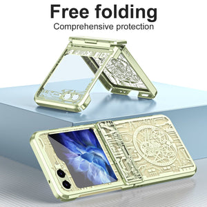 Luxury Electroplated All - inclusive Drop - proof Protective Case For Galaxy Z Flip 7/6/5/4/3