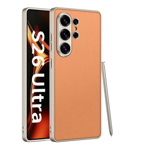 Luxury Leather All - inclusive Protective Phone Case For Galaxy S26 S25 S24 Ultra