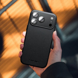 Luxury Premium Leather Magnetic Lens Full Protect Phone Case For Apple iPhone iPhone 17 Series