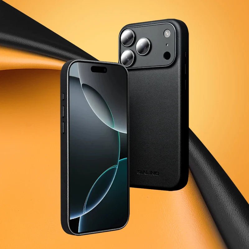 Luxury Premium Leather Magnetic Lens Full Protect Phone Case For Apple iPhone iPhone 17 Series