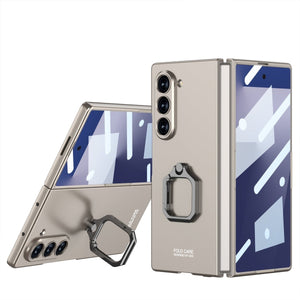Luxury Shockproof Phone Case With Ring Holder For Galaxy Z Fold 6/7