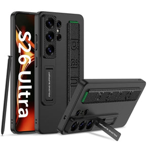 Luxury Wristband Holder Invisible Bracket Phone Case For Galaxy S26 S25 S24 S23 S22 Ultra Plus