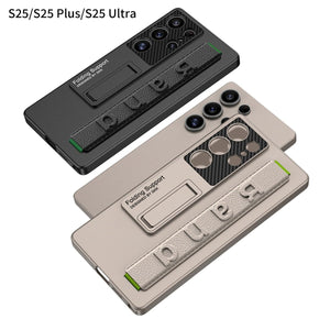 Luxury Wristband Holder Invisible Bracket Phone Case For Galaxy S26 S25 S24 S23 S22 Ultra Plus