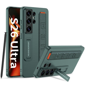 Luxury Wristband Holder Invisible Bracket Phone Case For Galaxy S26 S25 S24 S23 S22 Ultra Plus