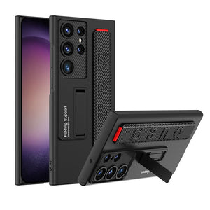 Luxury Wristband Holder Invisible Bracket Phone Case For Galaxy S26 S25 S24 S23 S22 Ultra Plus