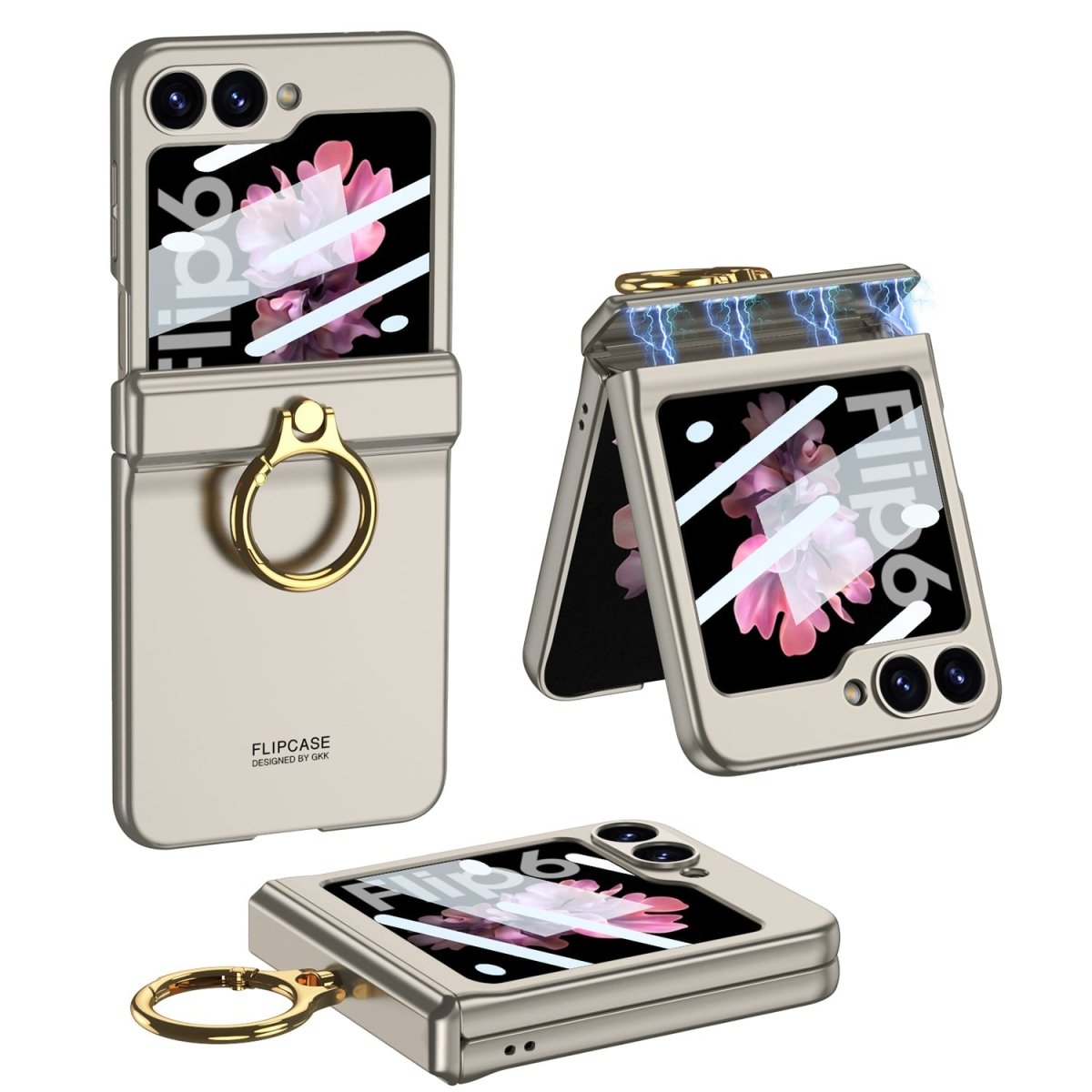Magnetic All - included Shockproof Phone Cover For Galaxy Z Flip 7/6/5/4/3