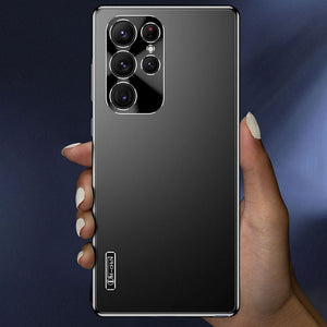 Magnetic Aluminum Metal Frame Phone Case For Galaxy S25 S24 S23 S22 S21 Ultra Plus