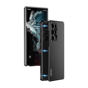 Magnetic Aluminum Metal Frame Phone Case For Galaxy S25 S24 S23 S22 S21 Ultra Plus