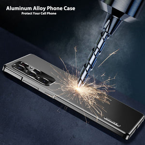 Magnetic Aluminum Metal Frame Phone Case For Galaxy S25 S24 S23 S22 S21 Ultra Plus