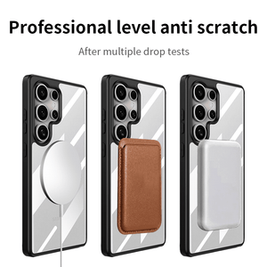 Magnetic Bracket Anti - fall Protective Phone Case For Galaxy