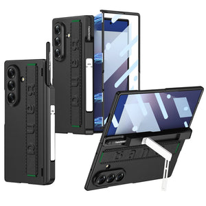 Magnetic Hinge All - included Case With Pen Box & Wristband For Galaxy Z Fold 7