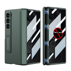 Magnetic Hinge Hidden Bracket All - included Case With Back Screen Protector For Galaxy Z Fold 7/6/5/4/3