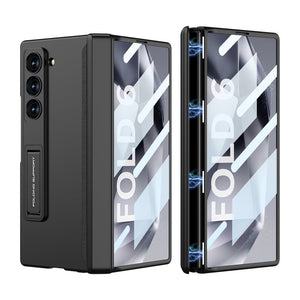 Magnetic Hinge Hidden Bracket All - included Case With Back Screen Protector For Galaxy Z Fold 7/6/5/4/3