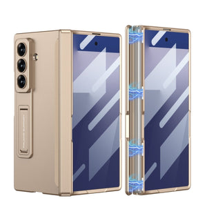 Magnetic Hinge Hidden Bracket All - included Case With Back Screen Protector For Galaxy Z Fold 7/6/5/4/3