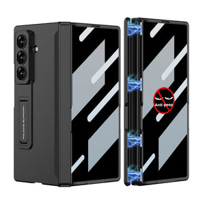 Magnetic Hinge Hidden Bracket All - included Case With Back Screen Protector For Galaxy Z Fold 7/6/5/4/3