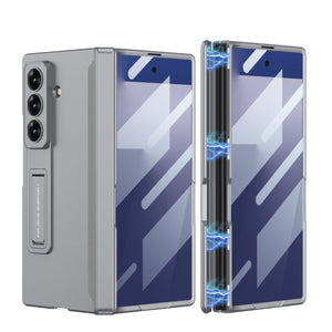 Magnetic Hinge Hidden Bracket All - included Case With Back Screen Protector For Galaxy Z Fold 7/6/5/4/3