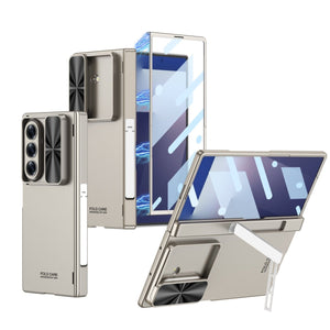 Magnetic Hinge Hidden Bracket All - included Case With Camera Protector For Galaxy Z Fold 7