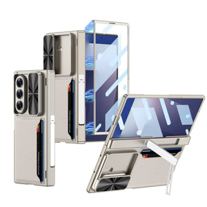 Magnetic Hinge Hidden Bracket All - included Case With Camera Protector For Galaxy Z Fold 7